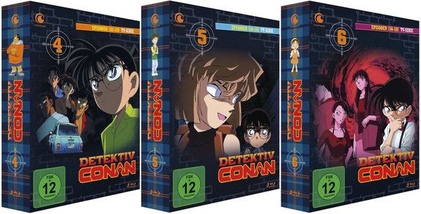 Detektiv Conan - TV Serie - Box 4-6 - Episoden 103-182 - Blu-Ray