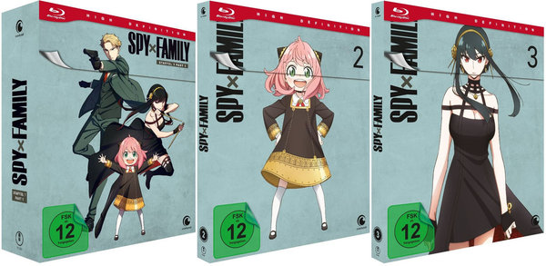 Spy x Family - Staffel 1 - Part 1 - Vol.1-3 + Sammelschuber - Limited Edition - Blu-Ray